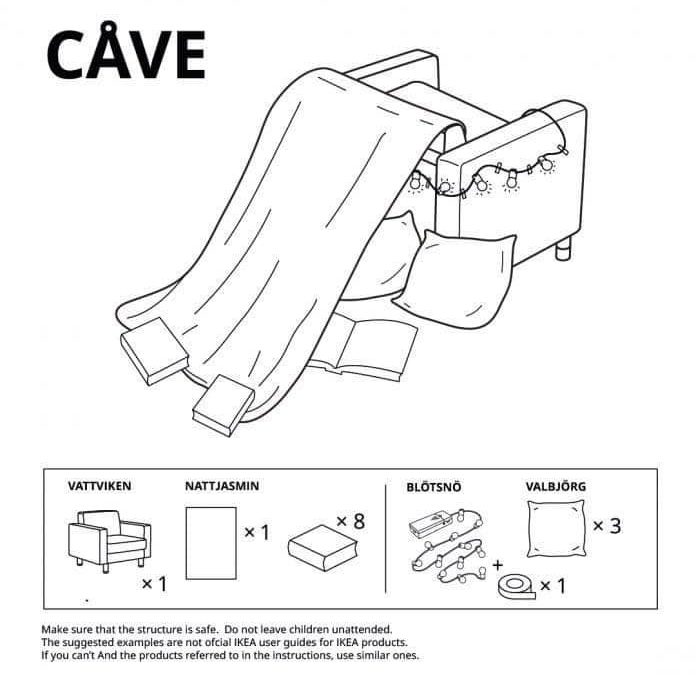 Furniture forts by IKEA