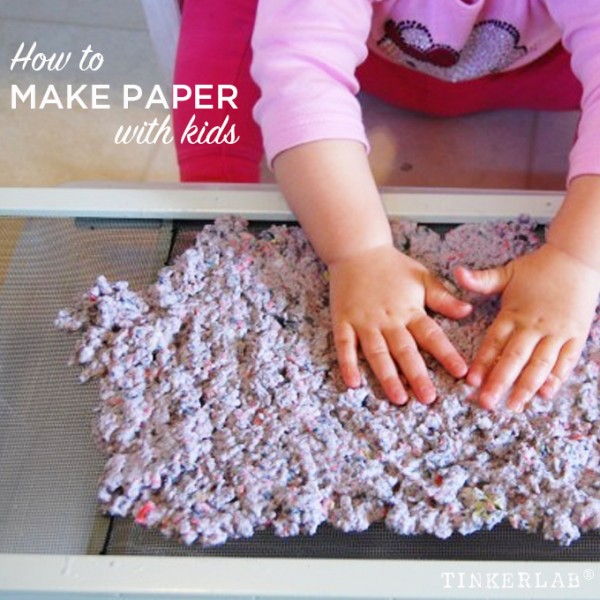 Making recycled paper